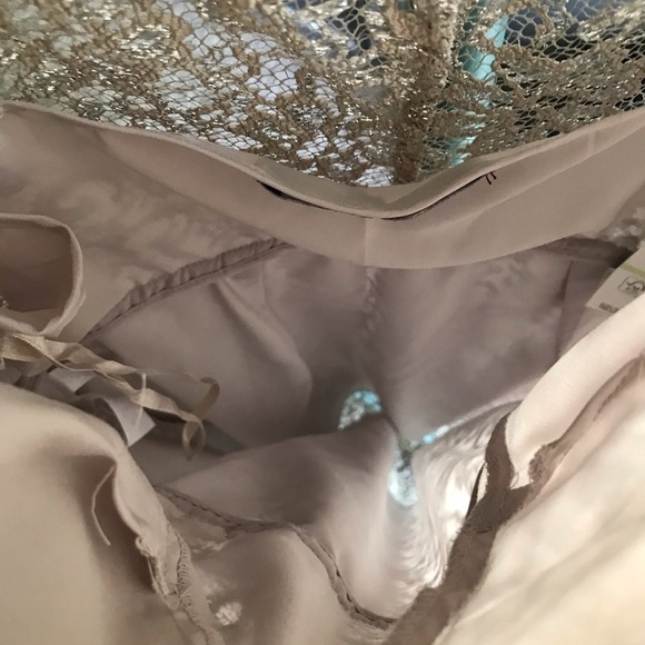 🖤NWT JONES NEW YORK CHAMPAGNE LACE DRESS SZ 4-PROM-PARTY-LUXURY FULLY LINED🖤 - Picture 11 of 14